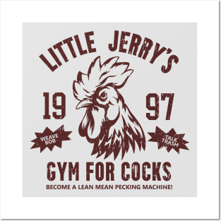 Little Jerry's Gym For Cocks Posters and Art